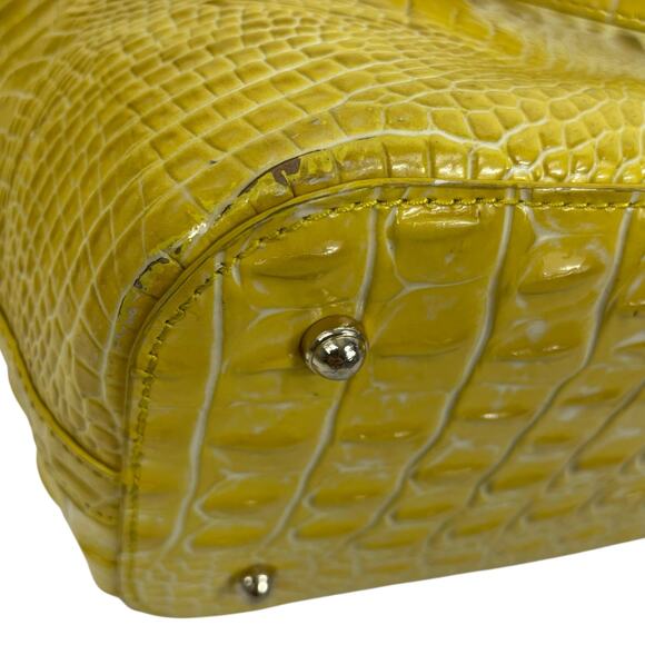 Brahmin Medium Asher Tote Bag Shoulder Bag Buttercup Melbourne Yellow - Picture 6 of 14